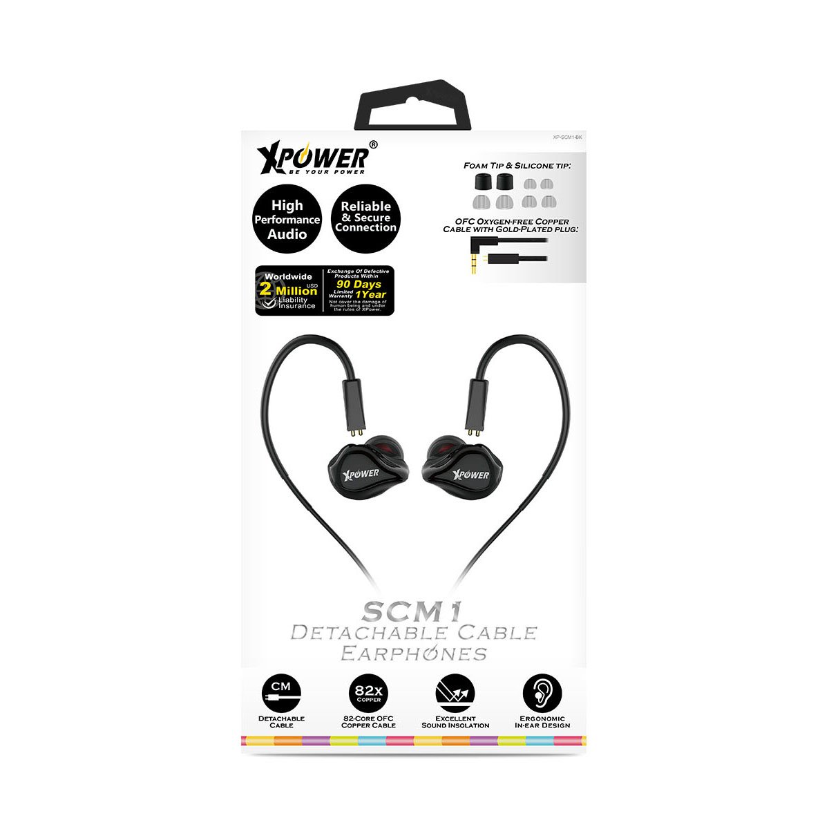XPower SCM1 Detachable Headphones